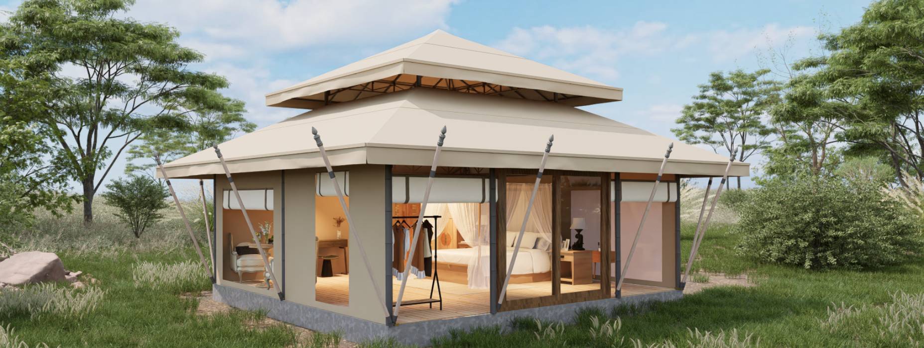 张家界户外野奢帐篷